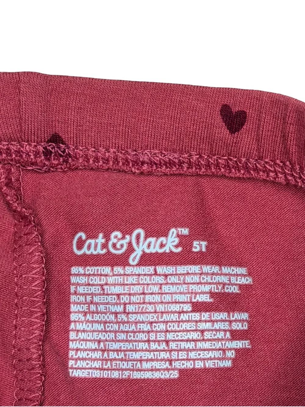Cat &‎ Jack Heart Leggings